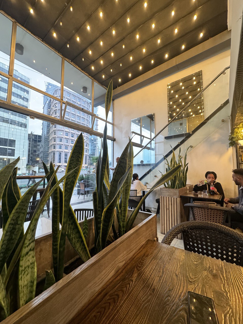 Artisan coffee with latte art