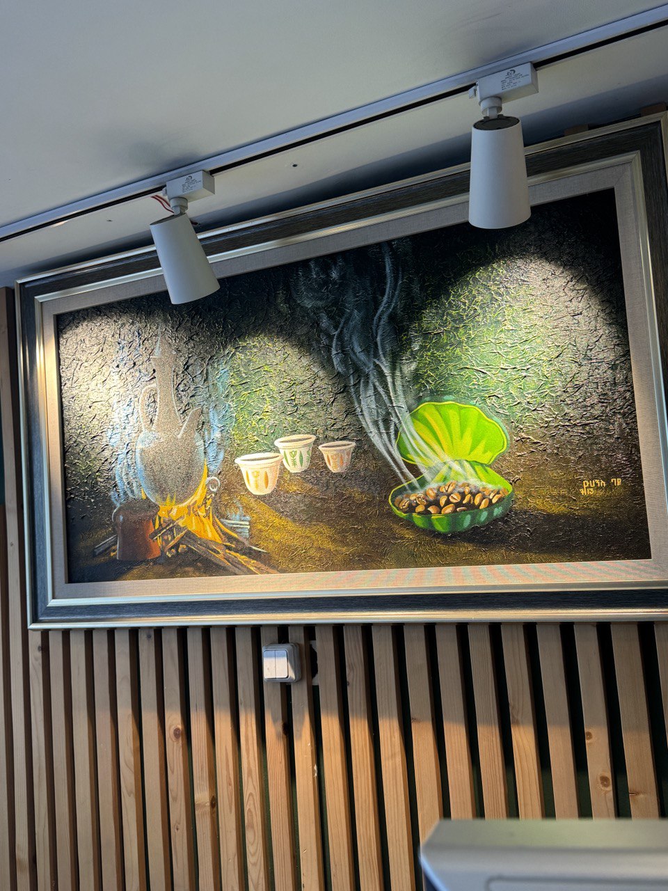 Elegant cafe interior with comfortable seating